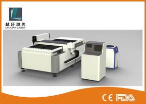 Wholesale Semi Automatic CNC Laser Cutting Machine , Double Driving Metal Sheet Cutter from china suppliers