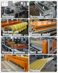 Wholesale pvc roof corrugated tile line/2016 chinese synthetic roof tile machinery from china suppliers
