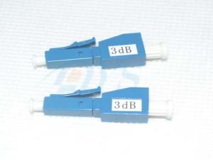 Wholesale Blue 3db LC / UPC Fiber Optic Attenuator Plug Type For Overpowered Fiber Optic Systems from china suppliers