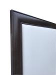 Solid walnut wood frame with white vinyl upholstery king size,queen size