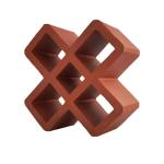 Handmade Terracotta Brick Wall Ventilation Red