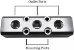 Aluminum Anodizing CNC Mechanical Spare Parts For Communication Equipment