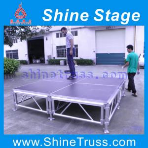 Wholesale aluminum mobile assembly stage,lighting portable event portable stage platform from china suppliers