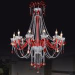 Updated Faceted crystal chandelier Hallyway Bedroom Lighting (WH-CY-146)