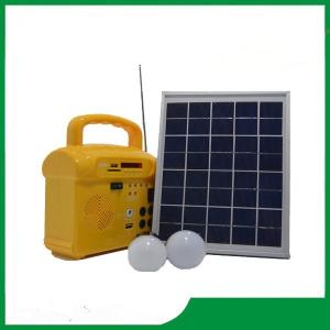 Wholesale Mini solar energy system, 10w solar home lighting kits with phone charger, radio, MP3 for best selling from china suppliers