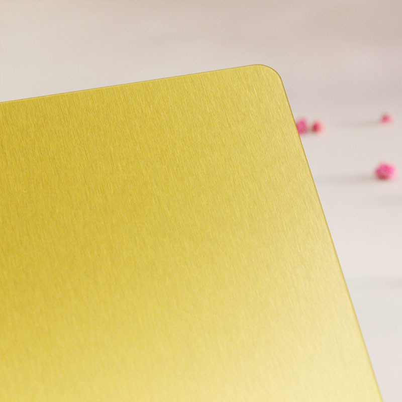 JIS Golden Stainless Steel Sheet #4 No.4 304 Brushed SS Sheet
