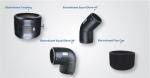 Electrofusion Reducer Black Industrial Electrical Gas Pipes Fittings