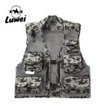 Casual Cardigan Waistcoats Travel Camouflage Mesh Utility Photography Tactics