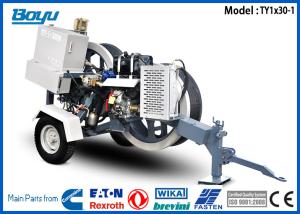 Wholesale 1 x 30KN Overhead Line Equipment , 12V Air Cooling Electric tensioner Honda Gasoline Engine 12kw German Rexroth Reducer from china suppliers