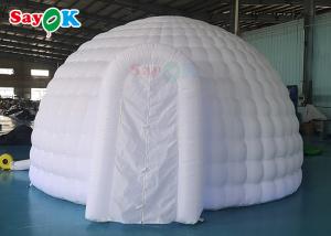 Wholesale 6x5x3.2m Pure White Inflatable Dome Tent With LED Lights from china suppliers
