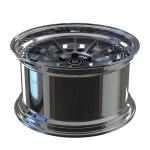 2-PC 6061-T6 Aluminum Rims 5x130. Fit to Porsche 991 Polish Barrel Rims