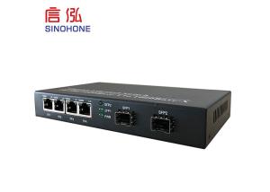 Wholesale Gigabit Ethernet Fiber Optic Network Switch 10/100/1000M 4 RJ45 And 2 SFP from china suppliers