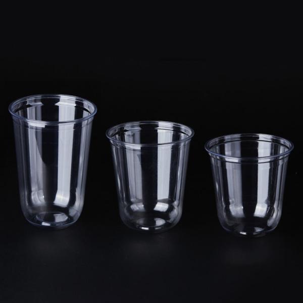 100% Biodegradable Disposable CPLA Plastic Lid Clear Cold Beer Milk Tea Coffee