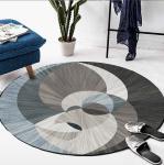 Abstract Vision Geometric Pattern Carpet Imitation Cashmere Living Room / Hotel