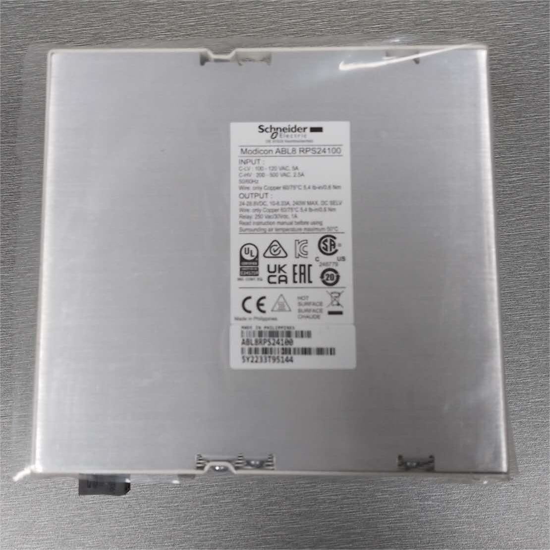 Schneider ABL8RPS24100 1-Output DIN Rail Mount Regulated Phaseo AC/DC Switch-Mode Power Supply