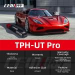 7.5mil TPH Anti Yellowing Car Paint Protection Film Transparent 1.52 X 15m