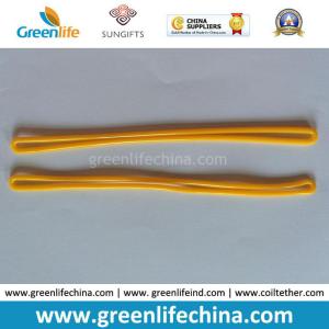 Wholesale Hot Sale High Quality PVC Luggage Tag Loop Strip Solid Yellow Rope from china suppliers