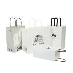 Custom CMYK 4 Color Offset Printing Luxury Kraft Paper Shopping Bag for Coffee