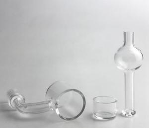 Wholesale Single Glass Banger High Temperature Glass 1732°C Melting Point 14mm Male Quartz Glass Nail from china suppliers
