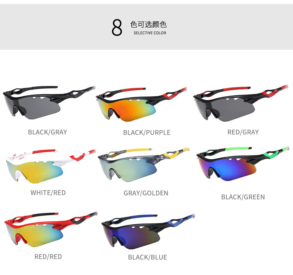Outside Cycling Polarized Sports Sunglasses 4 Interchangeable Lenses