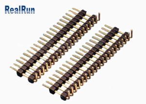 Wholesale 90 Degree 1.27mm Hight Pin Header Connector PA6T 500VAC from china suppliers