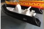 Fiberglass Inflatable Rigid Hull Boats 4.3m Orca Hypalon With Inflatable Tube