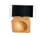 Mini Portable Wooden Wireless Speaker Amplifier Holder Mobile Phone Use