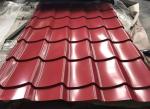 RMP PPGL RED Galvalume Dx51D 0.35mm Pre Painted Corrugated Roofing Sheets