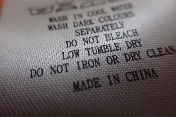 Washable Screen Printing Ribbon Care Woven Clothing Labels For Polo Shirt，Coat