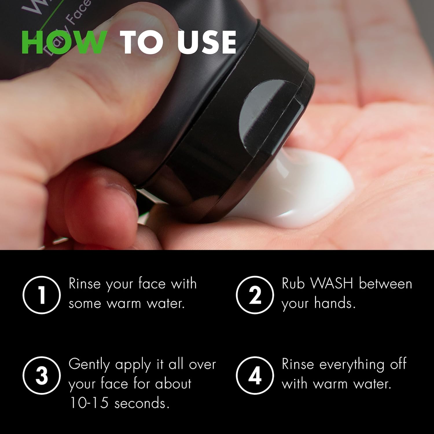 Wholesale Factory Product Daily Skin Care Deep Cleansing Face Wash Facial Cleanser Uncomplicated Skin Care For Adult Male