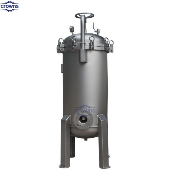 High Pressure Stainless Steel SUS304 316L Depth Filtration Bag Filter Housing On