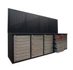 Car Repair Workshop 30 Drawer Tool Cabinet Heavy Duty Metal Workbench with 10ft
