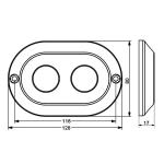 Stainless Steel 120W IP68 Marine Grade Led Lights