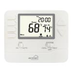 Riseem Battery Power 24V AIr conditioning Room Thermostat , Digital Programmable