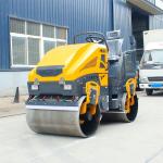 2t Hydraulic Double Drum Vibratory Road Roller Machinery for Mini Asphalt