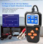 Konnwei KW650 ABS BCI100 FCC Car Battery Tester 6-12V 2.4 Inchs LCD