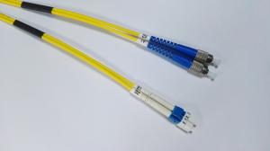 Wholesale SM MM Fiber LC TO FC Patch Cord Customized White Black Yellow Color from china suppliers