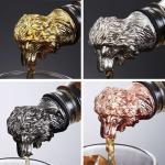 3D Animal Head Wine Pourer Stainless Steel 304 Decanter Pourer