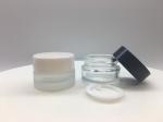 10 Gram Glass Cosmetic Jar Silkscreen Printing ISO9001 For Eyes Cream