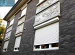 White 1.5mm Aluminum 1.5m Hieght Automatic Window Shutters