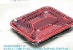 4 Compartment Disposable Meal Prep Container Microwave Lunch Fast Food Pp