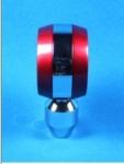 Moderate Red / Black Racing Gear Knob , 5 Speed Gear Shifter Knobs