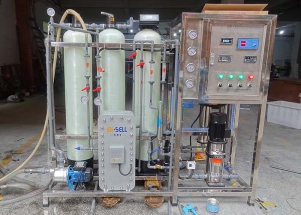 EDI Ultrapure Water System / Machine For Purifying Pharmaceutical / Cosmetic