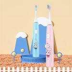 Soft Bristles Cute Cartoon Electric Toothbrush IPX7 Girl Childs Junior Electric