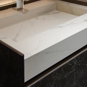 Wholesale Luxury Bathroom Sink 1500mm Mirror Cabinet Vanity And Basin Combo from china suppliers