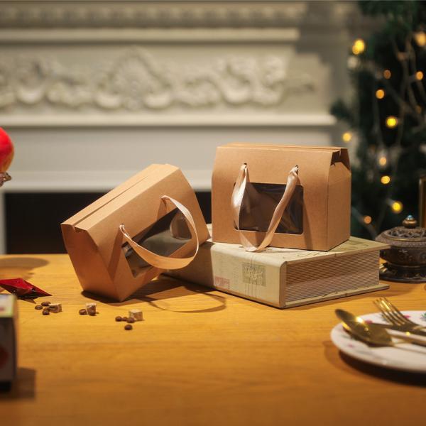 Quality Custom Window Hand Box Recyclable Folding Paper Gift Box for sale