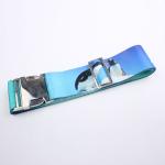 Promotional 5CM wide colorful Customer sublimation printing Luggage belt with