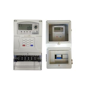 Buy cheap 4kV 3 Phase Prepaid Electricity Meters , 50HZ 3 Phase Kwh Meter from wholesalers