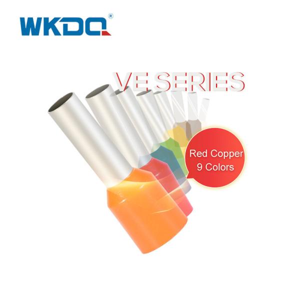 VE1512 1.5mm² Flexible Conductor Ferrules Electrical Terminals 18.4mm Cord End