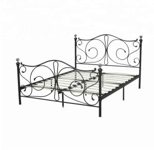 Wholesale Home Furniture Slat Support Bed , Knock Down Bed Frame Smooth Finish Edges from china suppliers